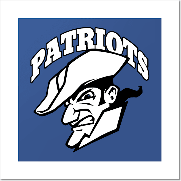 Patriot Mascot Wall Art by Generic Mascots